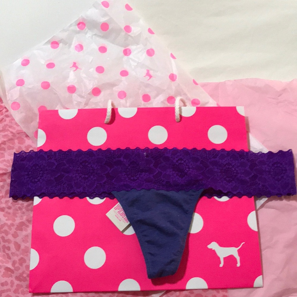 Pink Victoria’s Secret thong